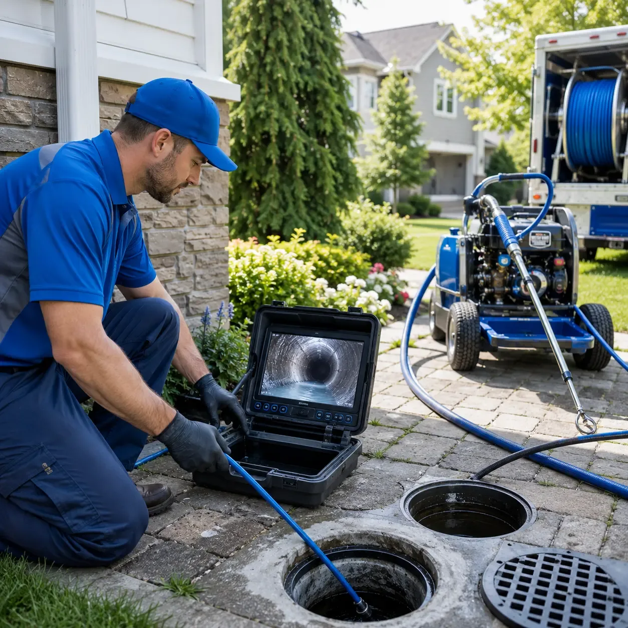 Outdoor drain cleaning professionals serving Creston, IL