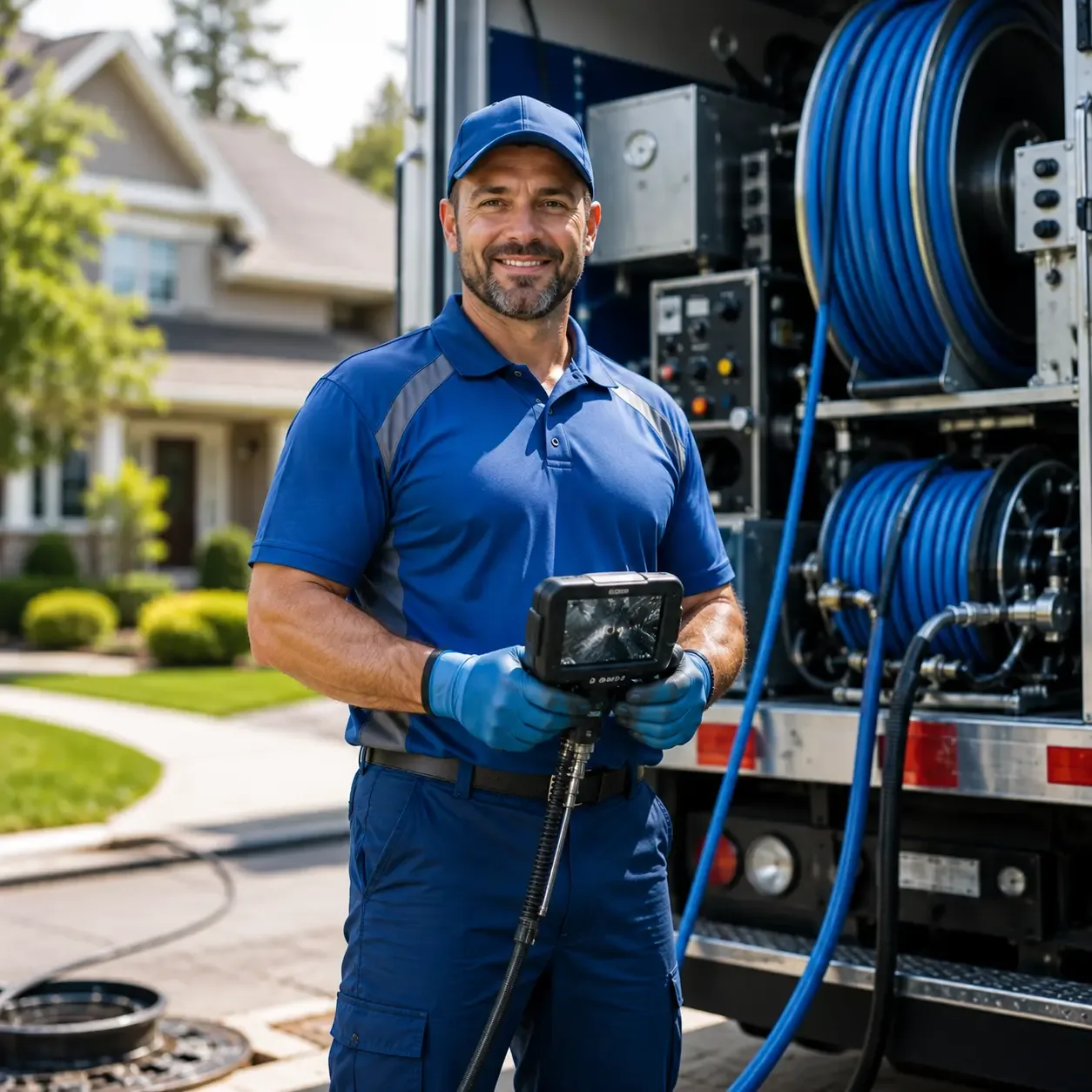 Local outdoor drain cleaning specialists in Creston, IL